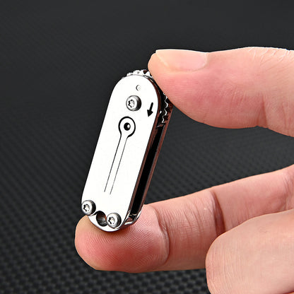 Cute Stainless Steel Mini Pocket Knife Portable Pocket Knife Keychain Pendant Unboxing Courier Knife