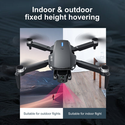 Cross-Border E88 GT Drone with Large Screen ESC Dual Camera HD Aerial Photography Optical Flow Long Battery Life Remote Control Aircraft Toy
