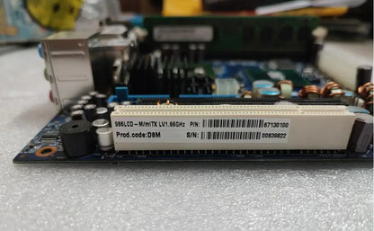 986LCD-M/mITX 100% OK Original Embedded Mini-ITX Mainboard IPC Computer Industrial Motherboard SBC Onboard CPU wiith Cooler