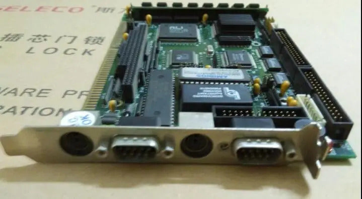 ASC-TI486 100% OK Original IPC Board ISA Slot Industrial motherboard Half-Size CPU Card PICMG1.0 With CPU RAM