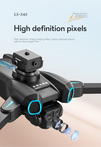 Cross-border Drone Brushless Motor ESC HD Lens Optical Flow Positioning Remote Control Aircraft Obstacle Avoidance Quadcopter