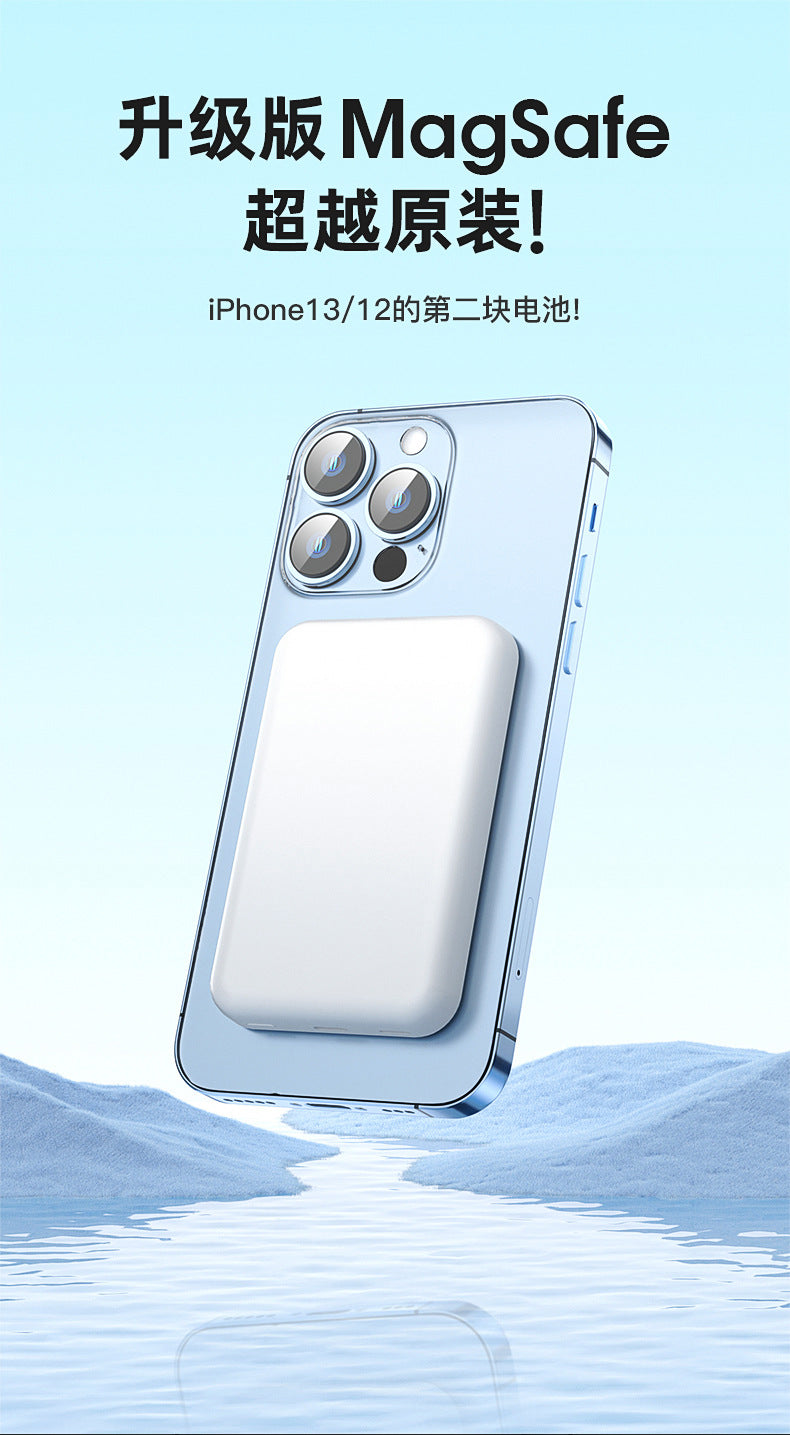 Magsafe Ultra-thin magnetic wireless power bank compact and portable20W Two-Way Fast Charge10000mAh Mobile Power Supply