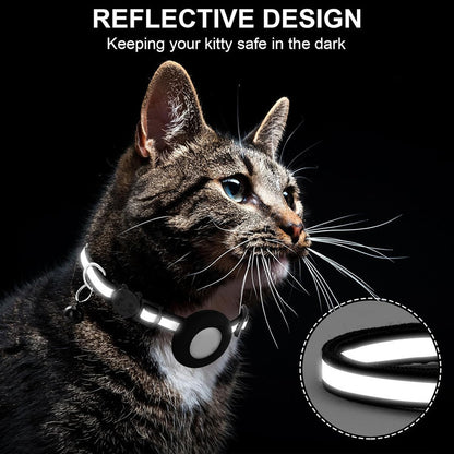Pet Cat Locator Collar Suitable for iOS Waterproof Apple Find My Tracker Collar
