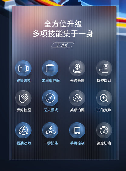 Cross-Border E88/E99D Screen-Controlled Drone with Lights, Foldable Dual Camera, Optical Flow Aerial Photography, Remote-Controlled Aircraft, Quadcopter