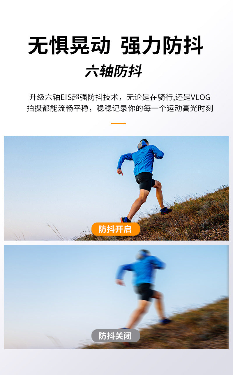 Cross-border new arrival6k Sports Camera Anti-Shake Wireless Shooting Outdoor Cycling Diving Fishing Sports Camera Factory