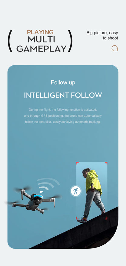 Cross-Border S9S Drone Brushless GPS Satellite Positioning4K High-definition Aerial Photography Two-axis Electric Servo Quadcopter