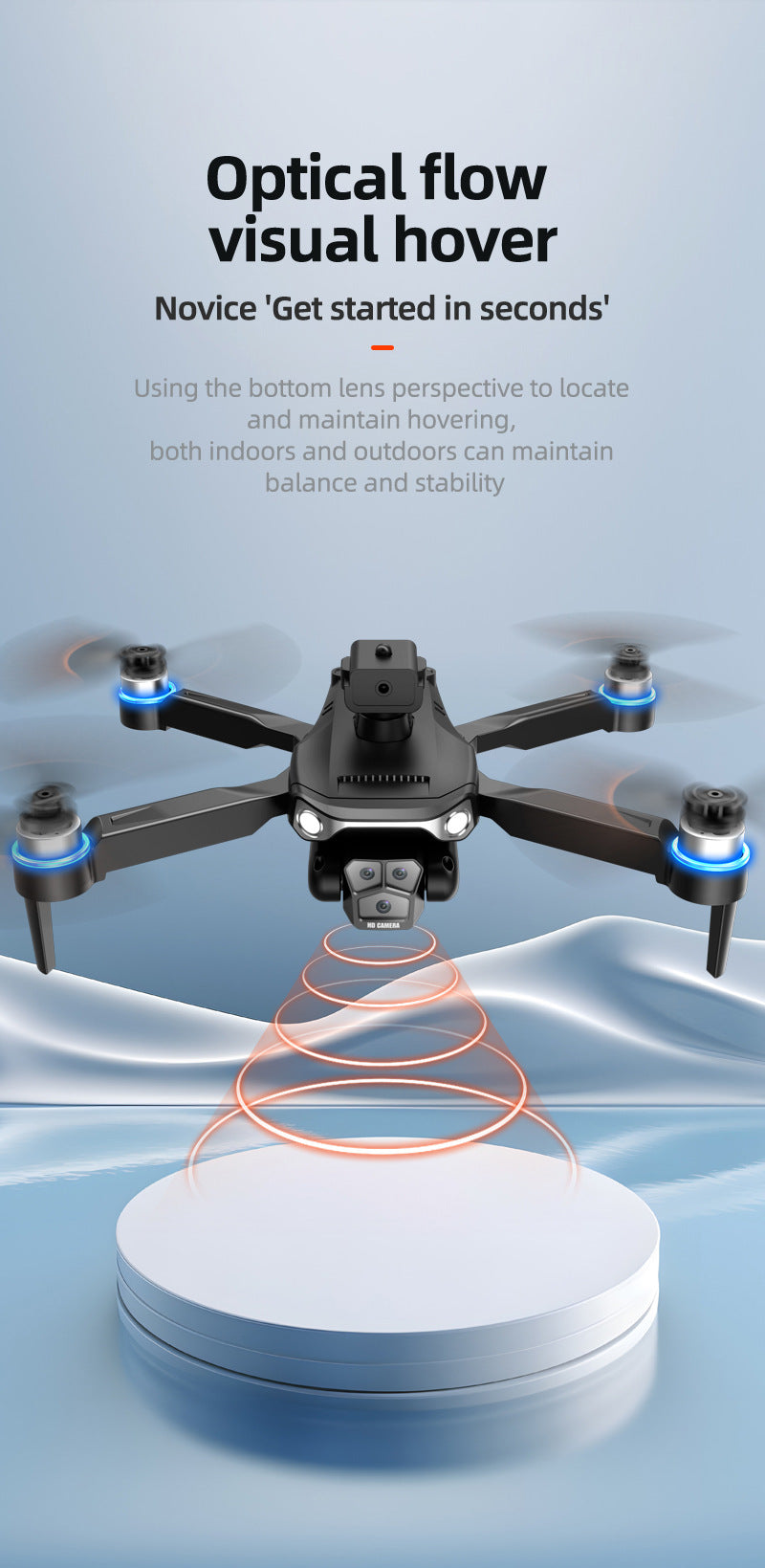 Cross-Border LF633UAV Screen Control Brushless Optical Flow Positioning Quadcopter Long Endurance Remote Control Airplane Toy