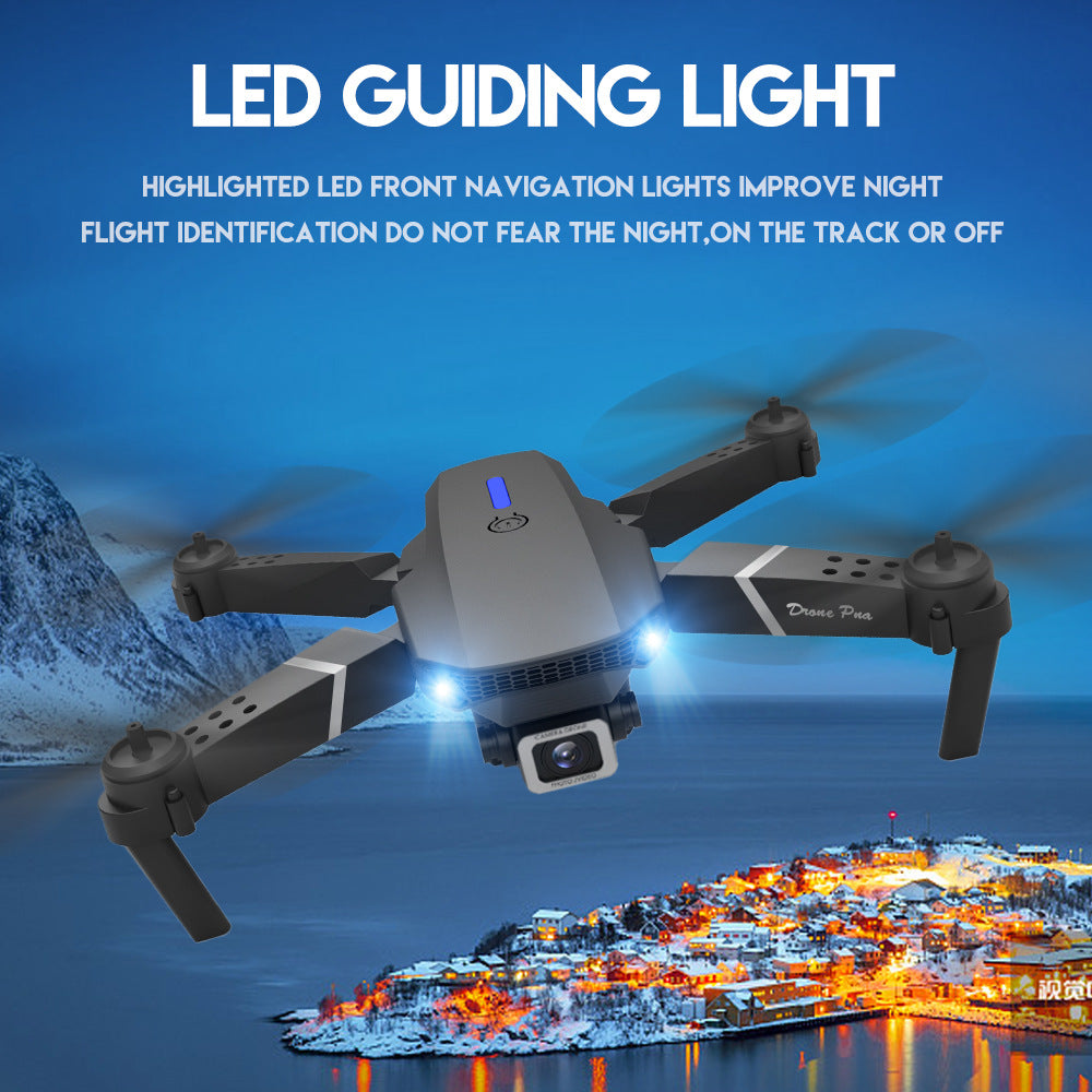 Cross-Border E88pro Foldable Drone HD Dual Camera Aerial Photography Altitude Hold Quadcopter Remote Control Aircraft E525