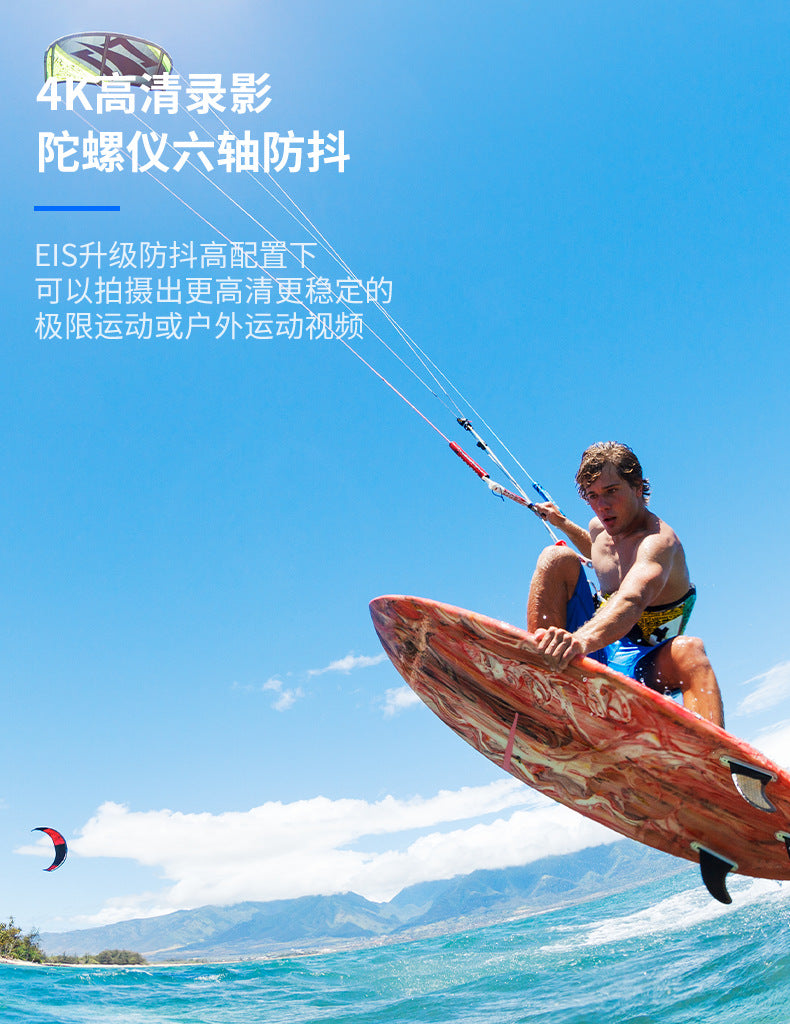 Cross-Border4KWIFI Waterproof Camera Diving Skiing Cycling Sports Anti-Shake Camera Waterproof Sports Camera