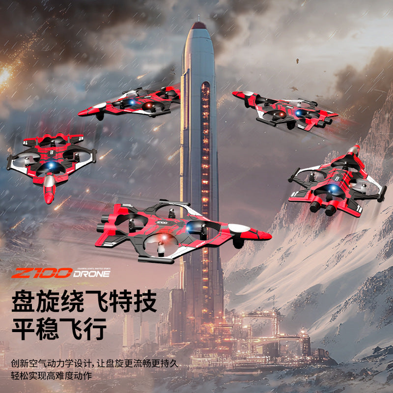 Cross-Border Z100Fighter Four-Channel Suspension Four-Axis Drone Altitude Hold Roll Stunt Gyro Light Aircraft Low Price