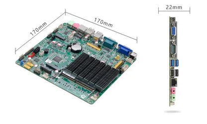 N4020 Mini-ITX Motherboard Celeron Intel CPU IPC SBC Embedded Fanless Ultra-thin Mainboard with 2*COM LAN LPT PS/2 DC-12V DDR4