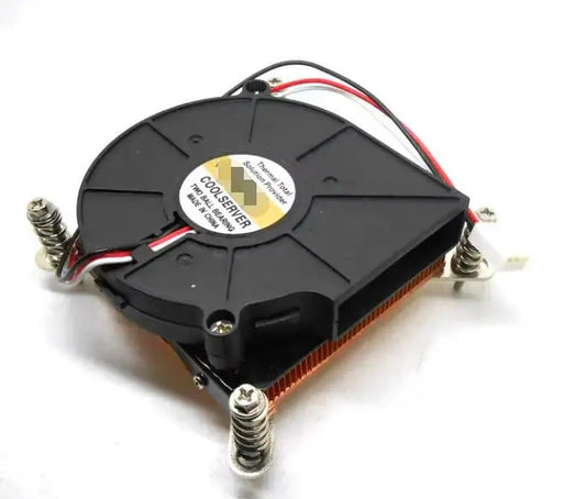 1150/1151/1366/1700/2011 CPU Cooler ultra-thin Server 1U pure aluminum Radiator CPU FAN 4-wire Double ball COOLSERVER thickness
