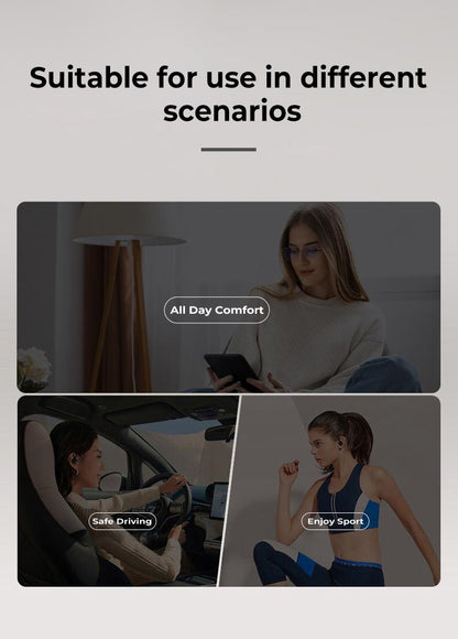 ERAZER XP6 Wireless Earbuds, Bluetooth 5.4 HIFI Sound Quality Bluetooth Headphones, Sports Gaming with Low Latency Earbuds, Touch Control IPX5 Waterproof With microphone Earphones Headsets
