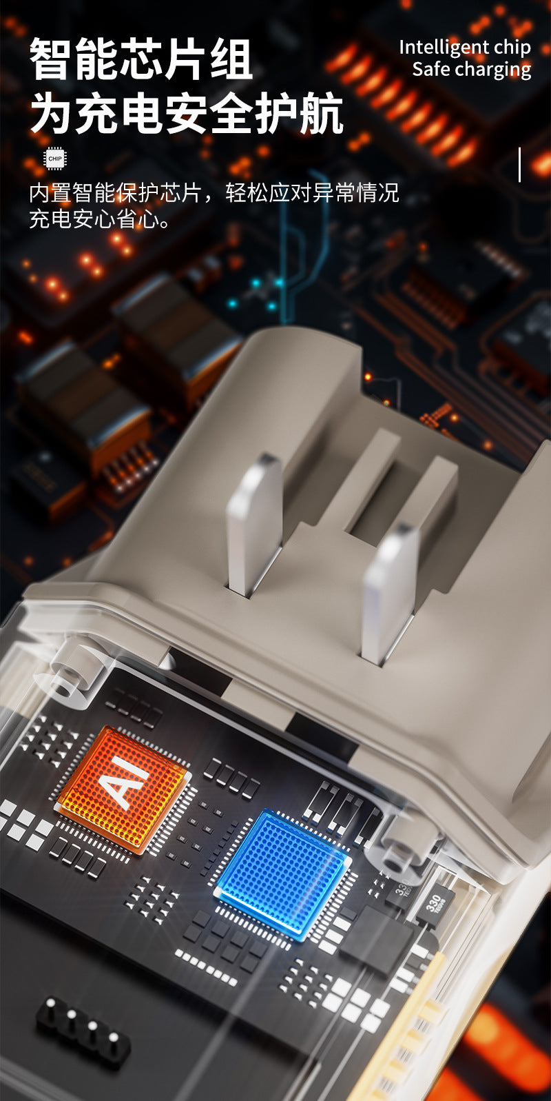 New Portable PD Fast Charge22.5W Wall Charger AC Plug10000mAh power bank with data cable portable charger