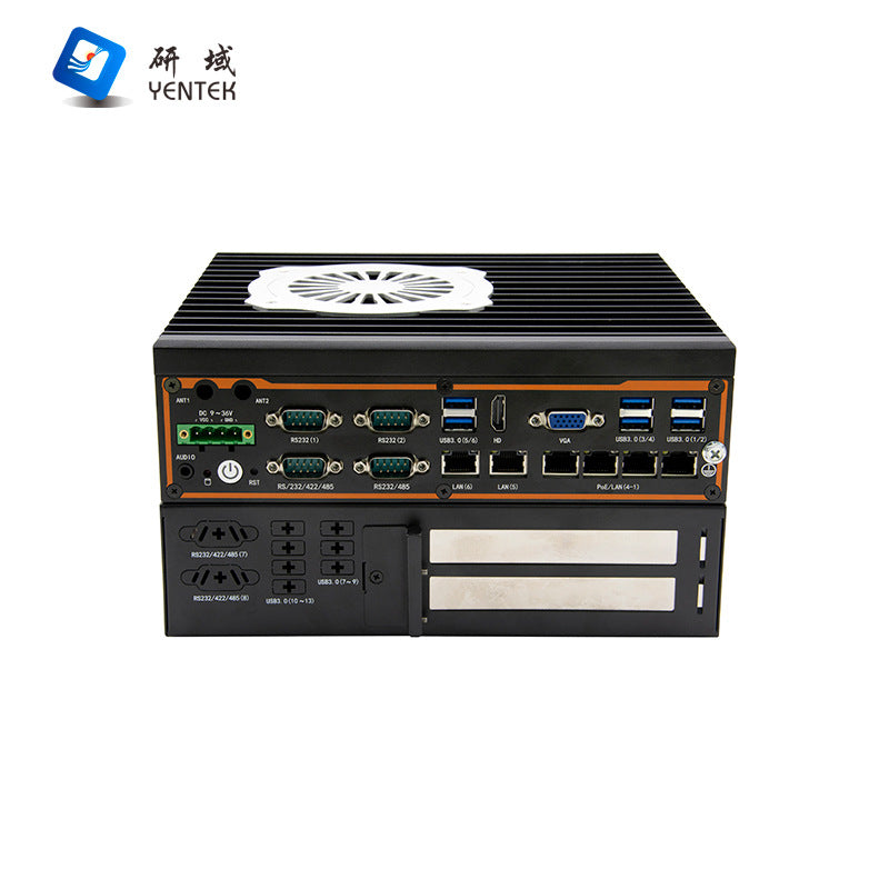 Industrial Control G37-L6E2 Dual PCIE Embedded Industrial Computer 6 Network 4 Serial Small Vision Industrial Computer Host