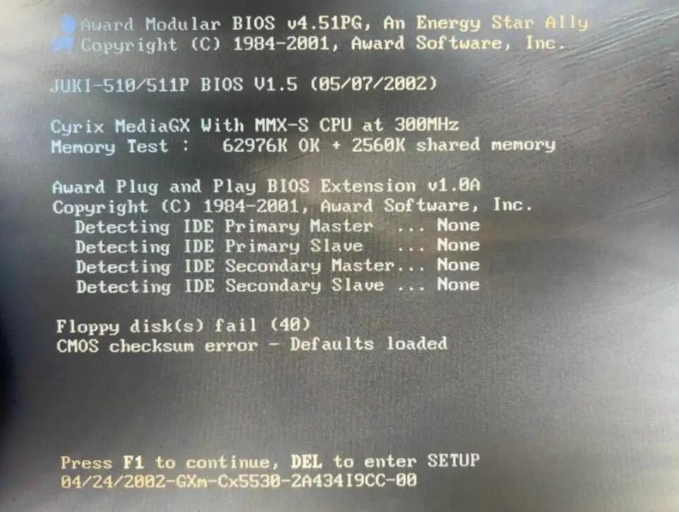 JUKI-510-300 100% OK Original IPC Embedded Motherboard JUKI-510/511P Industrial Mainboard Half-Size CPU Card with CPU RAM