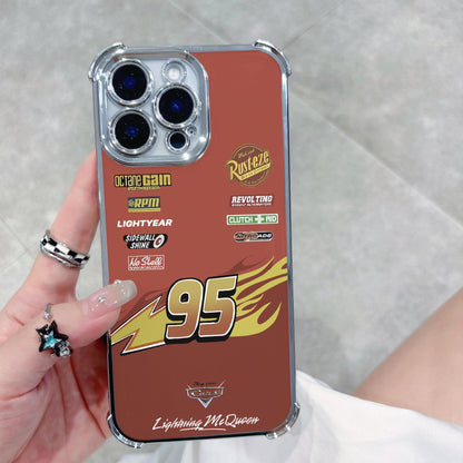 Glossy Oil Suitable for iPhone 17 Pro Max Phone Case 16P 15 12 14 13 11 Four-corner Anti-drop Electroplated Cross-border Outdoor