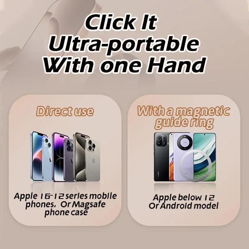 360° Rotatable Car Phone Holder, Magnetic Car Phone Holders, Suction Cup Car Phone Stand, Universal Car Interior Accessories, Boyfriend Gift, Phone Holder for Car