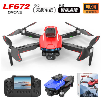 Cross-Border LF672Drone with Screen Control Remote Control Aircraft Optical Flow Positioning Brushless Motor Quadcopter Drone