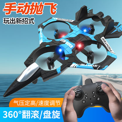 Cross-Border K500Max Fighter Four-Channel Suspension Four-Axis Drone Altitude Hold Roll Stunt Lighting Aircraft Low Price