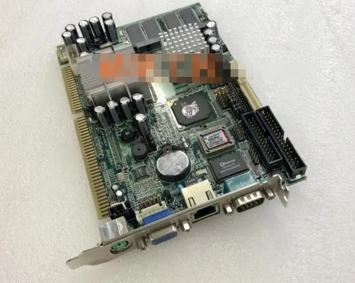 HSB-681-02 100%OK Original Embedded IPC Board ISA Slot Industrial motherboard Half-Size CPU Card PICMG1.0 Mainboard with CPU RAM