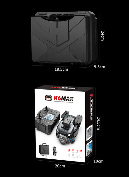 Cross-Border K6 MAX Drone with screen control, optical flow positioning, quadcopter with brushless motor, remote control airplane toy