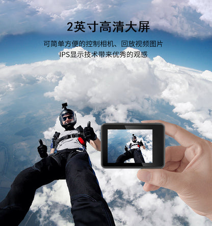 Cross-Border4k Action camera waterproof and anti-shake HD wifi Remote Control Outdoor Shooting Cycling Sports Camera Factory