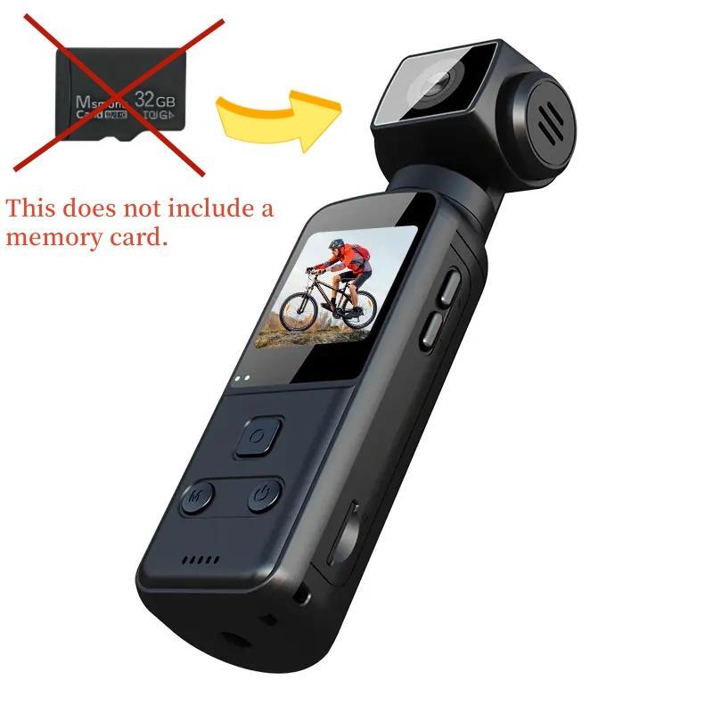 Video Blog Camera, Portable Camera, Vlogging Camera, 4K USB Rechargeable 270 Degree Rotatable Video Camera with 1.33 Inch CMOS, Anti-shake Action Camera for Video & Video Blog