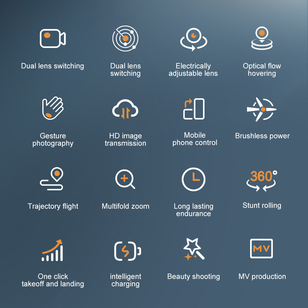 Cross-Border GT5Drone HD Aerial Photography Electric Lens Quadcopter Obstacle Avoidance Brushless Remote Control Aircraft Drone