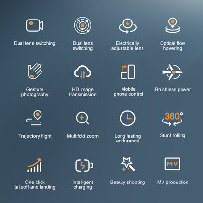 Cross-Border GT5Drone HD Aerial Photography Electric Lens Quadcopter Obstacle Avoidance Brushless Remote Control Aircraft Drone