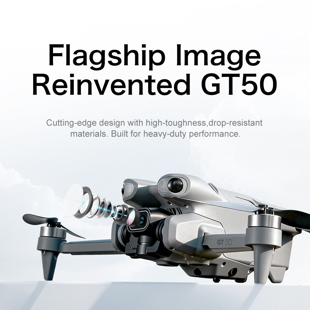 Cross-Border GT50Drone remote control with screen HD aerial photography brushless obstacle avoidance quadcopter toy airplane dron