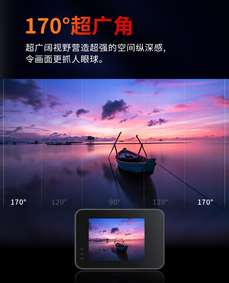 Cross-border new arrival6k Sports Camera Anti-Shake Bare Waterproof Outdoor Cycling Shooting Diving Fishing Sports Camera