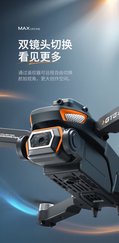 Cross-Border GT5Drone HD Aerial Photography Electric Lens Quadcopter Obstacle Avoidance Brushless Remote Control Aircraft Drone