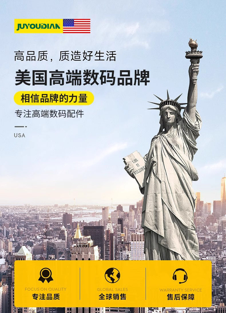 New power bank six-in-one magnetic wireless charger with built-in cable multifunctional AC Plug10000Mah Large Capacity