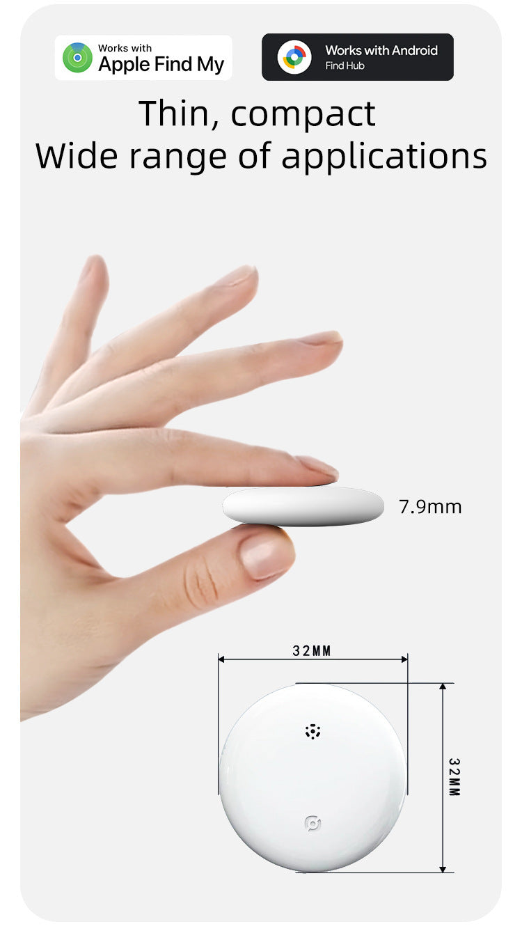 Compatible with Apple and Android Dual System Locator Findmy Google Android Pet Car Anti-Lost Device