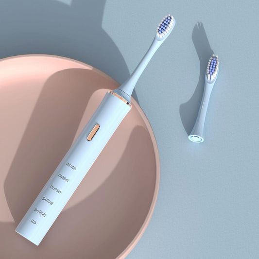 5-speed Sonic Electric Toothbrush with USB Charging for Couples