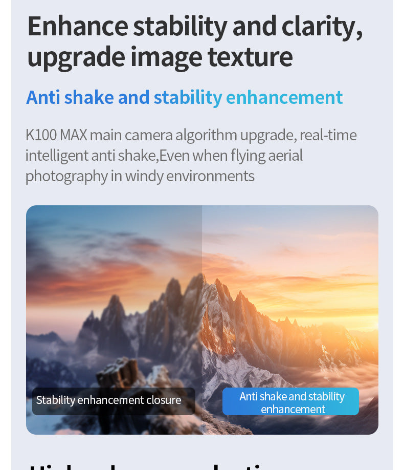 Cross-Border K100MINI Drone with Screen Remote Control Optical Flow Hover Dual Camera Lens HD Aerial Photography Remote Control Aircraft