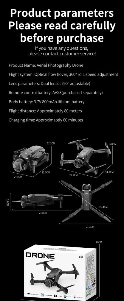 Cross-border Drone H20Foldable Brushless HD Aerial Photography Four-Axis Drone VR Glasses Remote Control Airplane drone