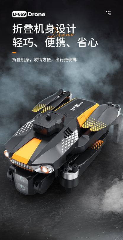 Cross-Border LF669Drone remote control with screen brushless motor HD aerial photography GPS Intelligent Positioning Remote Control Drone