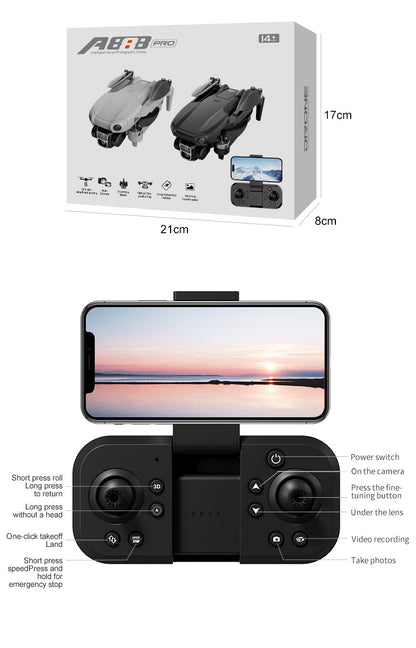 Cross-Border A888 PRO Drone HD Aerial Photography Long Endurance Quadcopter Remote Control Aircraft Air 3Drone