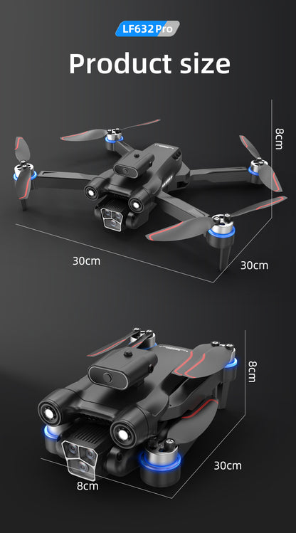 Cross-Border LF632Drone with screen control, optical flow positioning, quadcopter with brushless motor Remote Control Airplane Toy