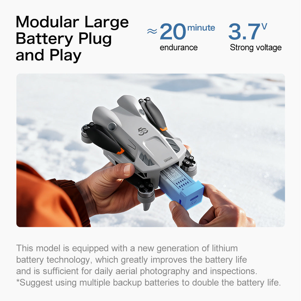 Cross-Border GT50Drone remote control with screen HD aerial photography brushless obstacle avoidance quadcopter toy airplane dron