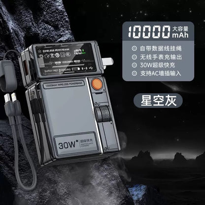 AC Plug Charger30W Super fast charging portable power bank with stand cross-border magnetic charger