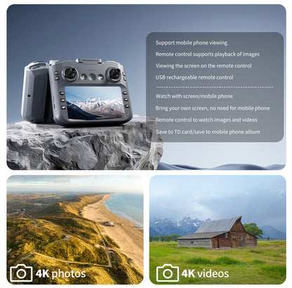 Cross-Border XT606Drone remote control with screen brushless motor HD aerial photography GPS Intelligent Positioning Remote Control Drone