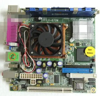 LV-670M 100% OK Original Brand IPC Embedded mITX Mainboard Mini-ITX LV-670 Industrial Motherboard with CPU RAM