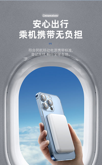 Magsafe Ultra-thin magnetic wireless power bank compact and portable20W Two-Way Fast Charge10000mAh Mobile Power Supply