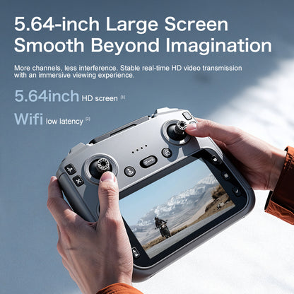 Cross-Border GT50Drone remote control with screen HD aerial photography brushless obstacle avoidance quadcopter toy airplane dron