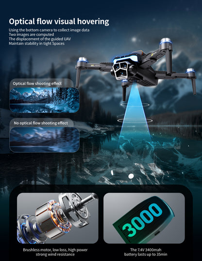 Cross-Border Z104Drone remote control with screen brushless motor HD aerial photography GPS Intelligent Positioning Remote Control Drone