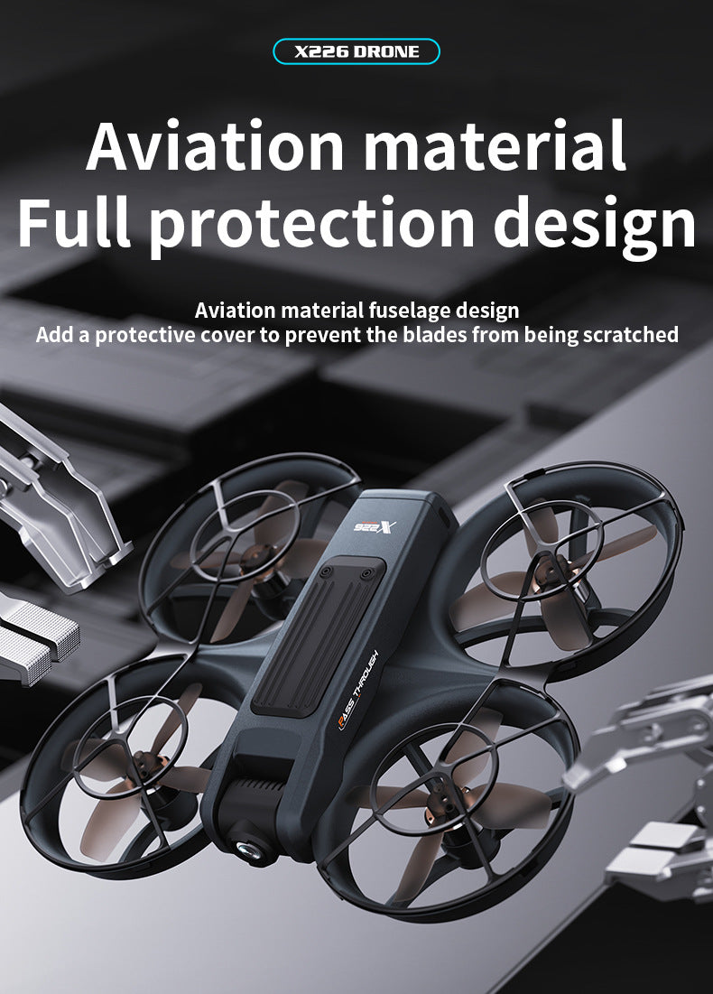 Cross-Border X226Drone flying with screen VR No Need for Phone Drone Aerial Photography HD Professional Optical Flow Brushless