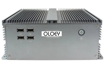 Embedded Computer IPC Fanless Mini Industrial BOX PC For Intel D2550 CPU 6 COM \ LPT \ 2 Giga Ethernet \ VGA \ PCI Barebone 12V